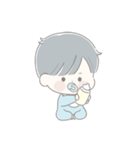 透明な少年☆私の赤ちゃん2（個別スタンプ：10）