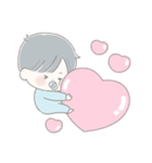 透明な少年☆私の赤ちゃん2（個別スタンプ：31）