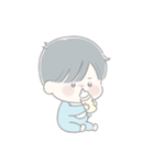 透明な少年☆私の赤ちゃん2（個別スタンプ：35）