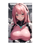 メカ少女写真2（個別スタンプ：7）