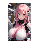 メカ少女写真2（個別スタンプ：11）