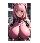 メカ少女写真2（個別スタンプ：31）