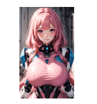 メカ少女写真2（個別スタンプ：34）