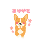 シンプルなコーギースタンプ（個別スタンプ：6）