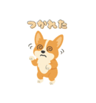 シンプルなコーギースタンプ（個別スタンプ：10）