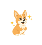 シンプルなコーギースタンプ（個別スタンプ：23）