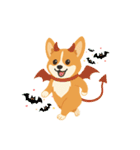 シンプルなコーギースタンプ（個別スタンプ：32）