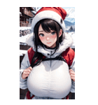 スキーガール2写真（個別スタンプ：3）