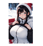 スキーガール2写真（個別スタンプ：6）