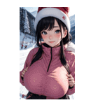 スキーガール2写真（個別スタンプ：7）