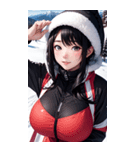 スキーガール2写真（個別スタンプ：11）