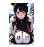 スキーガール2写真（個別スタンプ：19）