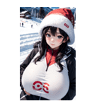 スキーガール2写真（個別スタンプ：23）