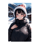 スキーガール2写真（個別スタンプ：26）