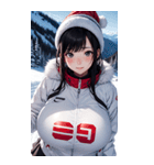 スキーガール2写真（個別スタンプ：29）