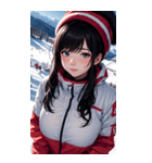 スキーガール2写真（個別スタンプ：31）
