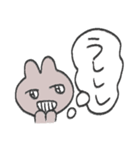 きら目のうさぎ/吹き出し編（個別スタンプ：20）
