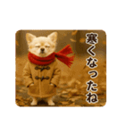 ずっと使える♡冬のチワワ（個別スタンプ：16）