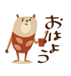 mottoのレトロアニマルズ♡日常（個別スタンプ：1）
