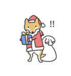 柴犬スタンプ（冬）（個別スタンプ：35）