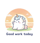 ふんわりペガサスの癒し時間 ver1（個別スタンプ：18）