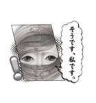 coco cobunアートスタンプ‼️「意思決定」（個別スタンプ：9）