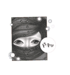 coco cobunアートスタンプ‼️「意思決定」（個別スタンプ：12）