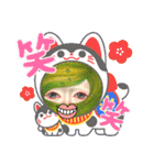 coco cobunアートスタンプ‼️「意思決定」（個別スタンプ：38）