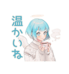 天使ちゃんの冬♡（個別スタンプ：18）