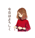やさしい妻★通院付き添い連絡（個別スタンプ：18）