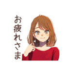 やさしい妻★通院付き添い連絡（個別スタンプ：21）