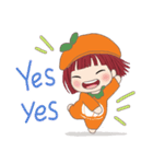 小さい女の子ルベスちゃん 13 パンプキン！？（個別スタンプ：20）