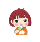 小さい女の子ルベスちゃん 13 パンプキン！？（個別スタンプ：21）