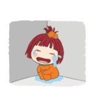 小さい女の子ルベスちゃん 13 パンプキン！？（個別スタンプ：28）