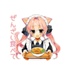 冬のねこみみメイド★もこもこ便（個別スタンプ：10）