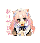 冬のねこみみメイド★もこもこ便（個別スタンプ：18）