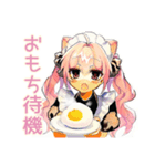 冬のねこみみメイド★もこもこ便（個別スタンプ：34）