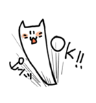 ペーパーねこさん（個別スタンプ：9）