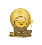 まだ修行中。ヒヨコの副業日記（個別スタンプ：40）