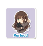 お姉さんと黒猫たち（個別スタンプ：7）