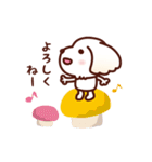 マルチーズ_モモの秋冬模様（個別スタンプ：12）