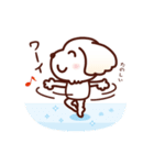 マルチーズ_モモの秋冬模様（個別スタンプ：16）