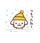 マルチーズ_モモの秋冬模様（個別スタンプ：22）