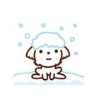マルチーズ_モモの秋冬模様（個別スタンプ：23）