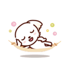 マルチーズ_モモの秋冬模様（個別スタンプ：26）