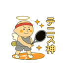 スポーツの神様 テニス、バスケ編（個別スタンプ：1）