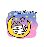 毎日使える！ハチワレ猫ちゃん（個別スタンプ：8）