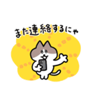 毎日使える！ハチワレ猫ちゃん（個別スタンプ：33）
