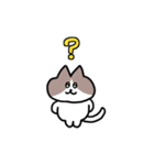 毎日使える！ハチワレ猫ちゃん（個別スタンプ：35）