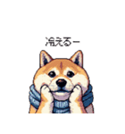 秋の始まり太っちょ柴犬（個別スタンプ：6）